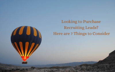 Looking to Purchase Recruiting Leads? Here are 7 Things to Consider